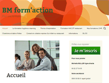 Tablet Screenshot of bmformaction.fr